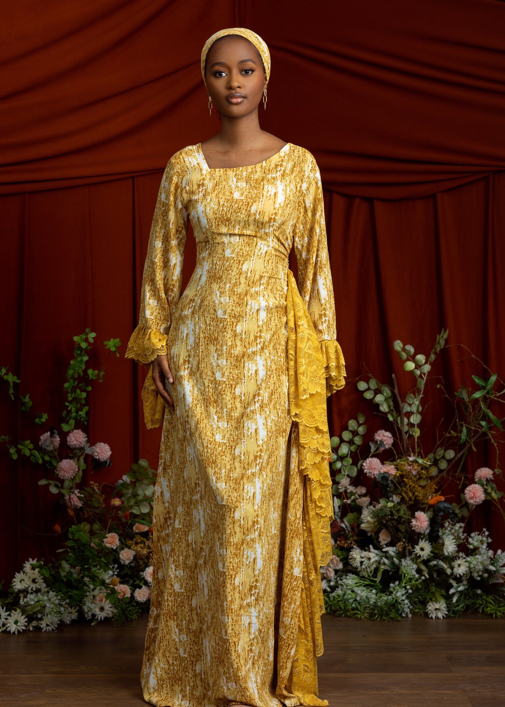 gold brunch dress LATE BRUNCH, EARLY DINNER DRESS main image 1