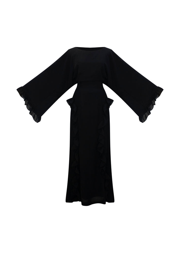 amber dress in black full