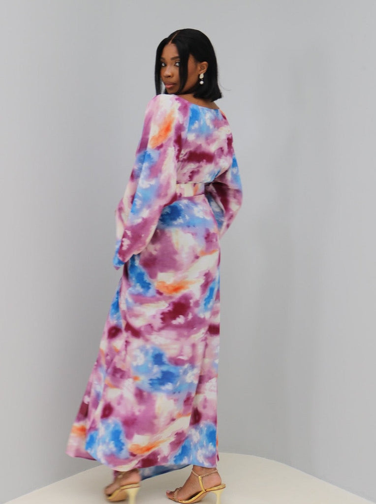 Honey dress in watercolor 