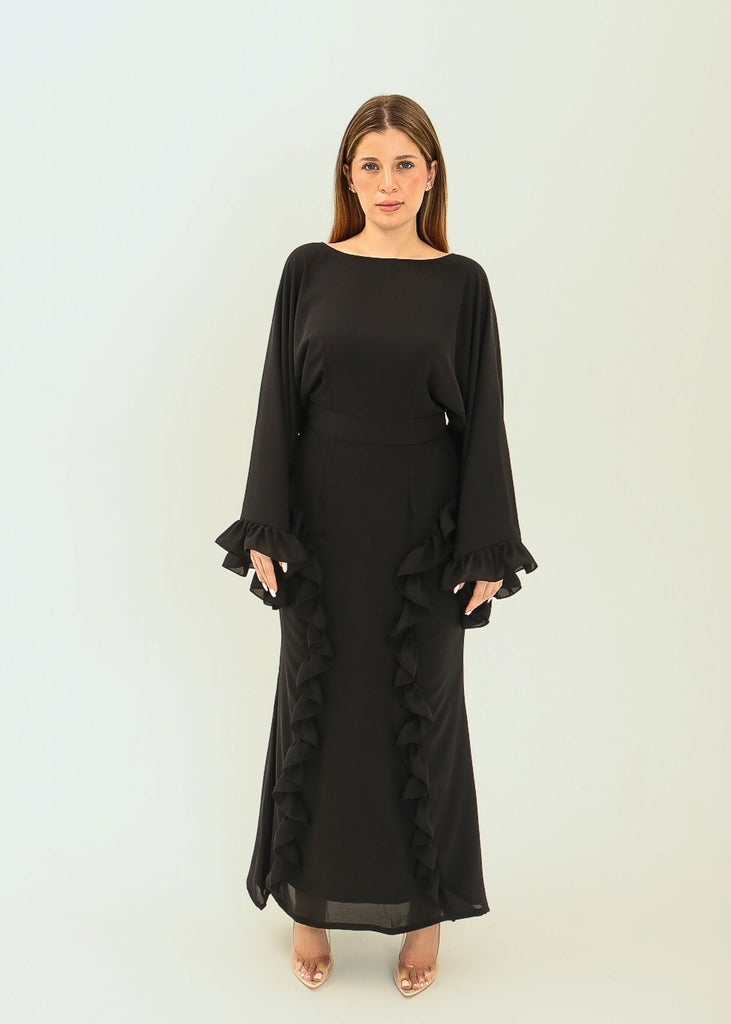 amber dress in black 1
